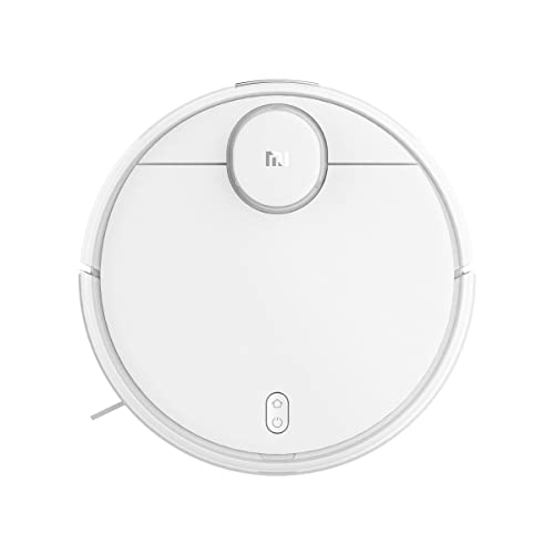 Xiaomi Robot Vacuum Mop 2S - Robot aspirador y fregasuelos con sistema inteligente de navegación láser (LDS), succión de 2200 Pa, fregado en Y, 2600 mAh, App Mi Home, Alexa y Google Assistant