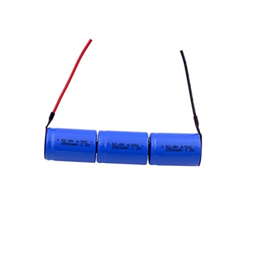 BOLKA Piezas de aspiradora Paquete de batería NI-MH de 3,6 V/4,8 V, 2500 mAh, Compatible con aspiradora Robot Philips FC6142 FC6140 Robot de Barrido (Color : 3.6V)