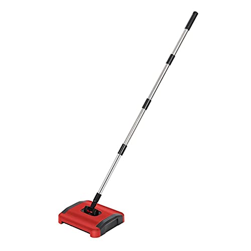 Robot Aspirador Sweeper Sweeper Sweeper Cleaner Mano Push Broom automático for las alfombras de la oficina en el hogar Limpieza de papel de polvo con cepillo para pelo de mascotas, alfombras, suelos d