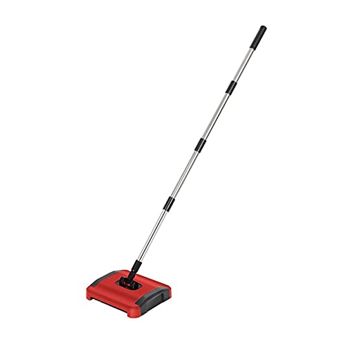 Robot Aspirador Sweeper Sweeper Sweeper Cleaner Mano Push Broom automático for las alfombras de la oficina en el hogar Limpieza de papel de polvo con cepillo para pelo de mascotas, alfombras, suelos d