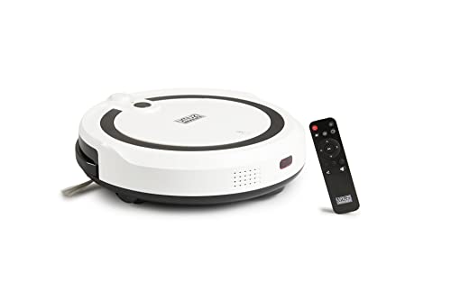 UMUZI CLEANING Robot Aspirador sin Cable, Aspirador de Suelos, Robot Aspirador, 150 Minutos de Funcionamiento, 300 Minutos de Recarga, Capacidad máxima 0,6 L, 24 W