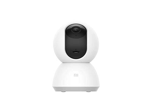 Xiaomi MI Home Security Camera 360° - Cámara de vigilancia de interior, 1080p, Color Blanco, 1 Unidad (Paquete de 1), alerta sólo movimiento.