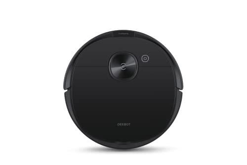 ECOVACS DEEBOT N8 Black - Robot Aspirador con función de Limpieza (OZMO), Potencia de succión de 2300 PA, con navegación Inteligente (Sensor láser dToF), Alexa/Google, Color Negro