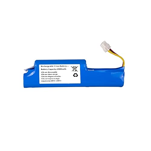 Batería de 10,8 V y 2800 mAh Compatible con los Accesorios de la Pieza del Robot Aspirador Saugroboter