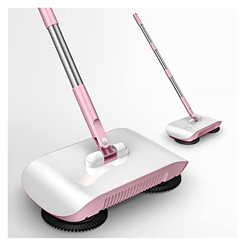 XYOTIC Robot Aspirador Broom Robot Aspirador Casero de vacío Hogar Cocina Sweeper Mop Sweeping Machine Alfombra Hogar para Pelo de Mascotas, alfombras, Suelos Duros (Color : Pink Within 6 Pads)