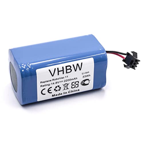 vhbw Batería Compatible con Cecotec Conga 1090, 1190, 950, 990, Excellence aspiradora, Robot de Limpieza (2200mAh, 14,8V, Li-Ion)