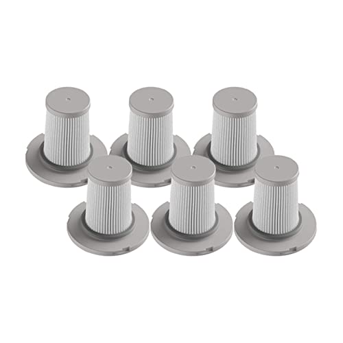 TILTD Piezas de aspiradora 6 PC compatibles con Rowenta ZR009005 HEPA Filtro for X-Force Flex 8.60 Piezas de Repuesto de aspiradora inalámbrica Robot aspiradora