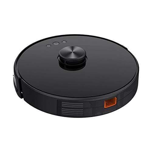 Aspirador giroscópico Robotizado de Carga automática Compatible con Amazon Alexa y Google Home, Color Negro