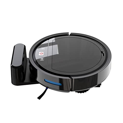 DieffematicJQX Robot Aspirador Robot Vacuum Cleaner Auto Recharge App Remote Control Cleaner Dust Hair Collector Carpet Cleaning Sweeper Robot Aspirador (Color : Schwarz, Size : EU)