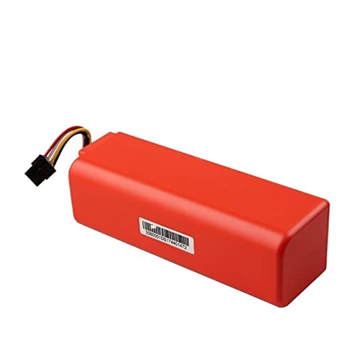 Batería BRR-2P4S-5200D Compatible con XIAOMI 1S 1ST Compatible con Roborock SDJQR01RR Robot Aspirador de Barrido y trapeador 5200mAh (Color : SDJQR02RR)