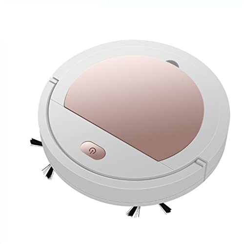 Aspirador Robot Aspirador fregador Inteligente Robot trapeador portátil Lazy Home Sweeping Robot Hogar Dormitorio Herramientas de Limpieza de Pisos Electrodomésticos (Color : Rose Gold)