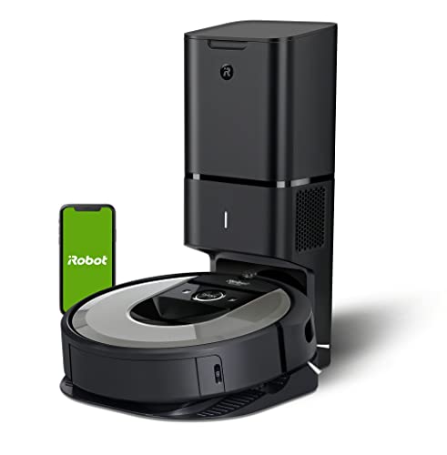 iRobot Roomba i7+ - Cepillos sin pelos de Mascotas Que no se enredan-Navegación inteligene -Recarga y reanuda el Trabajo - Control por Voz - Selección de Zonas o Habitaciones - Autovaciado