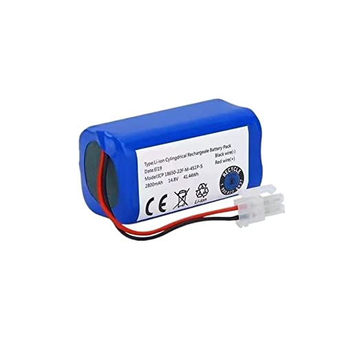 Batería Recargable 14,8 V 6800 mAh Accesorios de aspiradora robótica Piezas compatibles con Chuwi Ilife A4 A4s A6 (Color : 4800mAh)