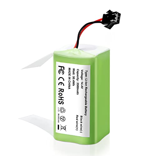 FirstPower 3500mAh 14,4V Li-Ion Batería para Conga Excellence 990, 950, 1090,DEEBOT N79S N79 Y Eufy RoboVac 11 11S MAX 12 15T 15C 15C MAX 30 30C 30 MAX 35C Ecovacs