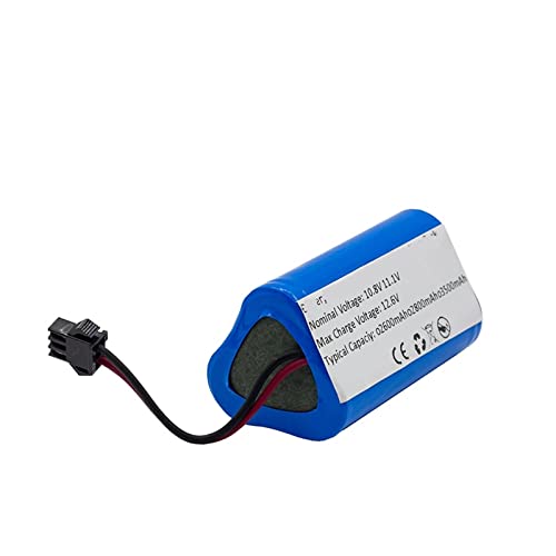 Batería de Repuesto de 11,1 V/10,8 V 3500mAh 18650 Compatible con Ecovacs Deebot Deepoo CEN330 CEN332 / CR330 CR333 Robot Aspirador (Color : 3500mAh, Size : 11.1V)