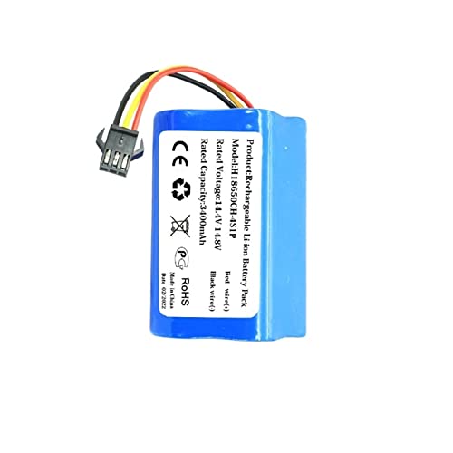 Batería de Iones de Litio de 14.8V 3400MAh / 2800MAh, Compatible con la aspiradora Robot MT820 Deik (Size : 2800mAh)