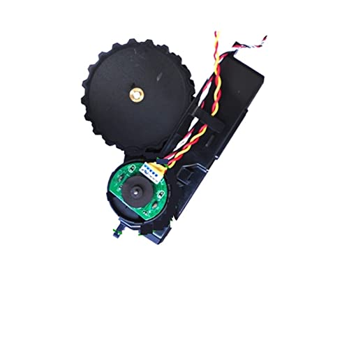 LIQC Robot Aspirador Rueda Derecha Rueda Izquierda Compatible con Conga 3090 3092 S3090 aspiradora robótica repuestos Accesorios reemplazo (Color : Green Right Wheel)