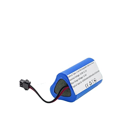 BBPCCO Batería de Repuesto, Compatible con CECOTEC Conga 890 Slim, Conga Slim 890, Conga Swim Robot Aspirador, batería de Litio (Color : 3200mAh, Size : 11.1V)