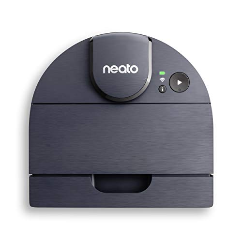 Neato Robotics D8 - Robot Aspirador Inteligente - Navegación láser - Batería de larga duración de 100 minutos - 700ml depósito de polvo - Auto Recarga - Ideal para suelos y alfombras