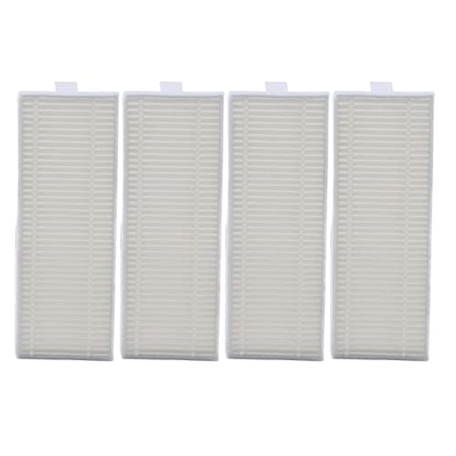 Natudeco 4PCS Barrido Robot Filtro Pantalla Aspiradora Filtro Núcleo Reutilizable Robot Limpiador Filtro Electrodomésticos Piezas Colador Reemplazo para Lefant M210 M210S M210B M213