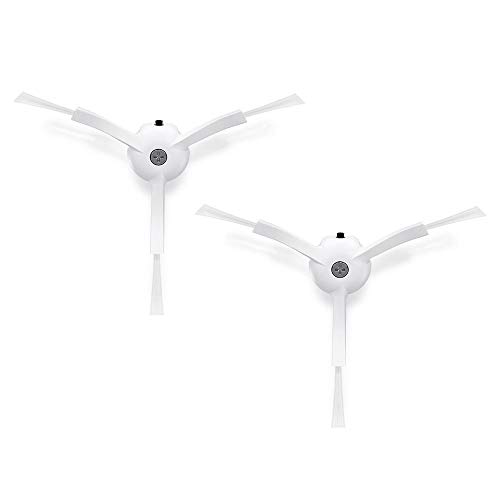 Hannets 2 Cepillos Laterales de Repuesto compatibles con Xiaomi MI Robot 2 Roborock S50 y Xiaowa I Cepillos Laterales Xiaomi Robot Aspirador I Juego de reemplazo de Robot Aspirador No. X-2SB