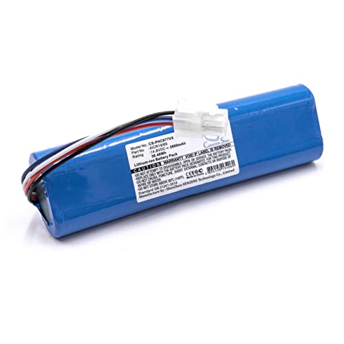 vhbw Li-Ion batería 2600mAh (14.8V) para Robot limpiasuelos Robot autónomo de Limpieza Philips FC8772, FC8776