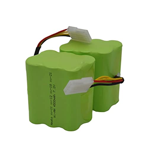 Paquete de batería de 2 Piezas 7.2v 4500mAh. Compatible con Neato XV-21 XV-11 XV-14 XV-15 Robot Aspirador, batería de Piezas