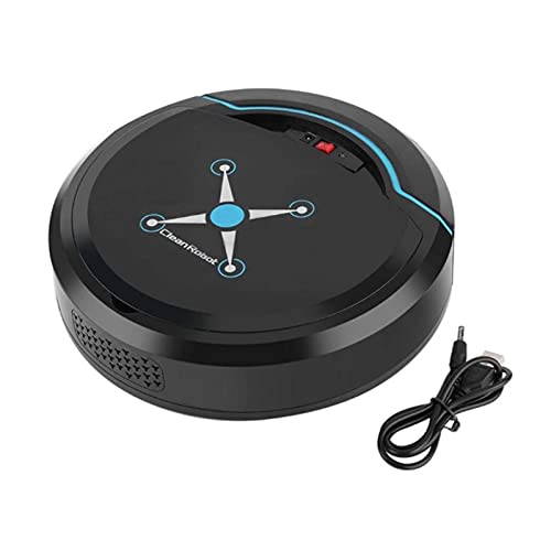 Aspiradora Robot inteligente automático Aspirador de vacío Pequeñas aspiradoras Sweeping Robot Piso Dirt Auto Home USB Máquina de limpieza recargable para árboles de hoja ancha y alfombras ( Color : N