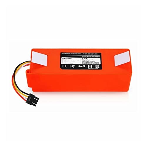 9800mAh 14.4V 9.8Ah Li-Ion Batería Accesorios for aspiradoras Compatible con Xiaomi Mi Robot Compatible con Robotics Cleaner Compatible con Roborock S50 S51 T4 T6 (Color : 9800mAh)