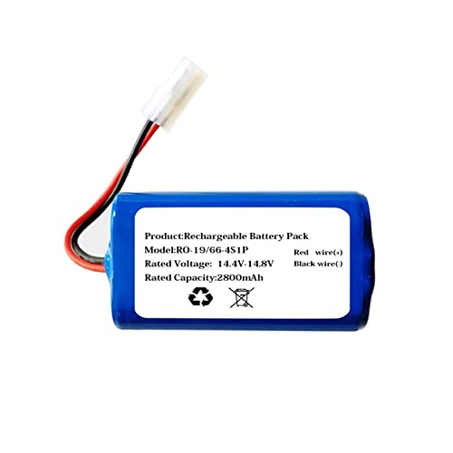 Batería RS-RT900866 de 3400 mAh Compatible con el Robot Aspirador Rowenta Tefal Explorer Serie 20 40 (Color : 2800mAh Battery)