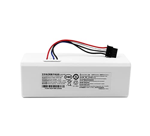 Compatible for Xiaomi Robot batería 1C P1904-4S1P-MM Mijia Mi aspiradora Barrido trapeador Robot batería de Repuesto G1l (Color : 12800, Size : 14.4V)