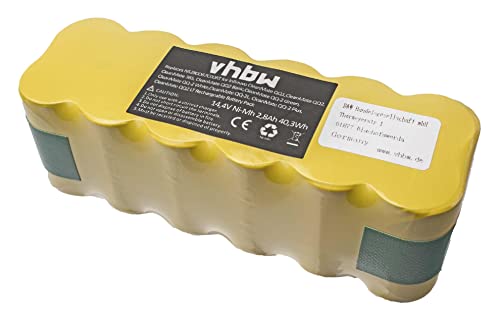 vhbw Batería Compatible con Agait E-Clean EC01 aspiradora, Robot de Limpieza (2800mAh, 14,4V, NiMH)