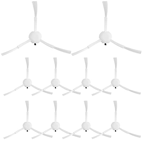 10 Piezas Cepillos Laterales para Dreame L10 Plus, Z10 Pro, Reemplazo de Accesorios, Repuestos de Aspiradora Robótica, Fácil Instalación
