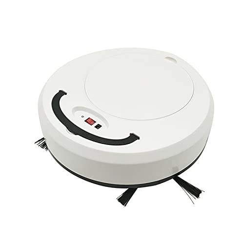 BAIAA Robot Aspirador Inteligente 3 En 1, Ultra Silencioso, Fuerte Succión, Elevación Portátil, Apto para Suelos De Madera, Suelos De Cerámica Y Mármol (White)