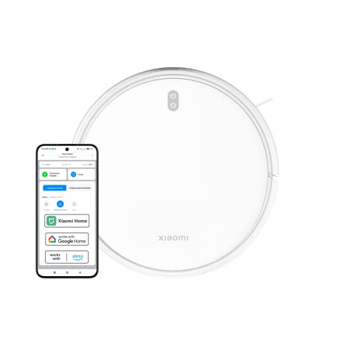 Xiaomi Robot Vacuum E12 - Robot Aspirador y fregasuelos con planificación Inteligente de rutas, succión de 4000 Pa, Tres Niveles de fregado, Blanco