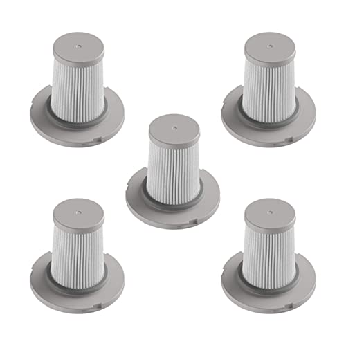 TILTD Piezas de aspiradora 5 PC for Rowenta ZR009005 HEPA Filtro Compatible con X-Force Flex 8.60 Piezas de Repuesto de aspiradora inalámbrica Robot aspiradora