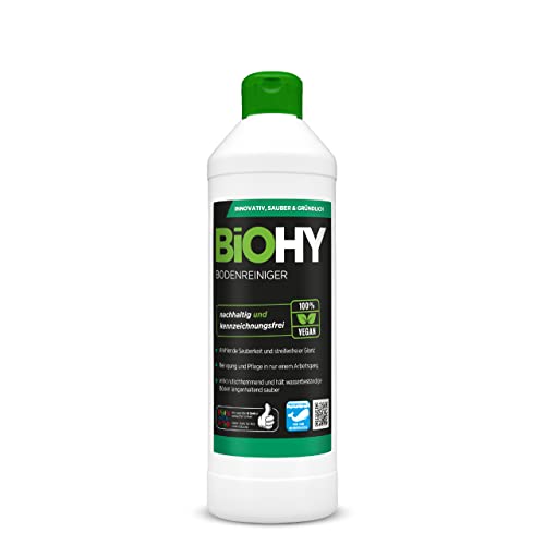 BiOHY Limpiador pisos para robots limpiadores (1 botella de 500ml) | Concentrado para todos robot aspirador con función húmeda - sostenible y ecológico (Wischroboter)