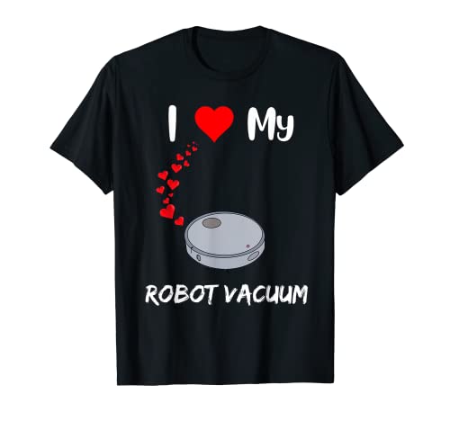 Robot aspirador divertido robot limpiador de casa haciendo tareas domésticas Camiseta