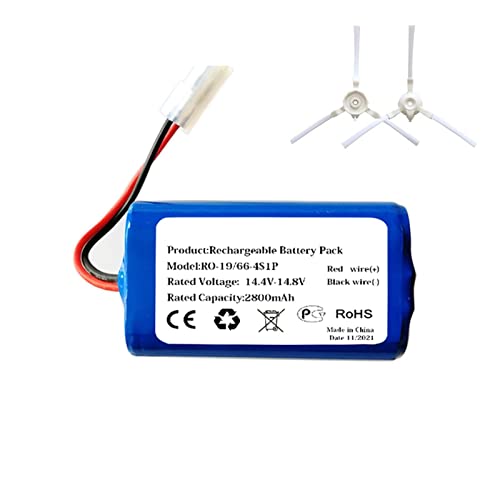 3400mAh RS-RT900866 CMICR18650F5-4S1P batería de Iones de Litio Cepillo Lateral Compatible for Rowenta Tefal Explorer Serie 20 40 Robot Aspirador (Color : 2800mAh Battery)