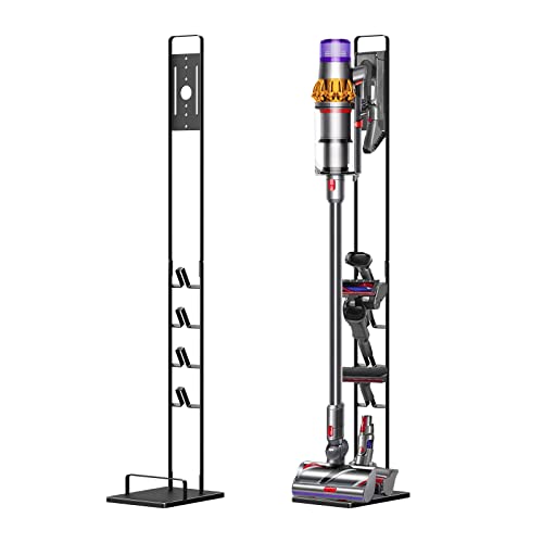 Soporte para Aspiradoras Dyson V15 V12 V11 V10 V8 V7, Soporte Organizador de Almacenamiento de Metal Accesorios para Independientes Dyson DC58 DC59 DC62 DC74 Aspirador inalámbrico Soporte de Suelo