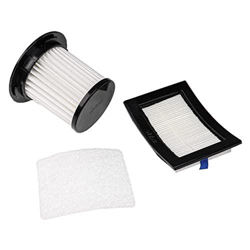 vhbw Set filtros hepa para aspiradoras compatible con Dirt Devil Centrino X3.1, M2012, M2012-3, M2012-4, M2725, M2725-0, M2725-1, M2725-2, M2725-3