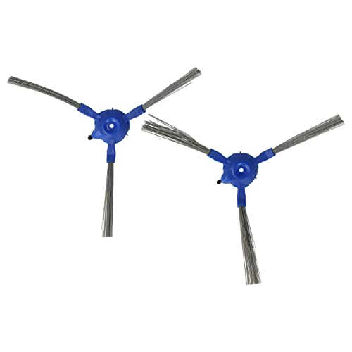 2x cepillo redondo compatible con Rowenta X-plorer serie 45 RR8227 robot aspirador - 2x cepillos laterales, set de cepillos