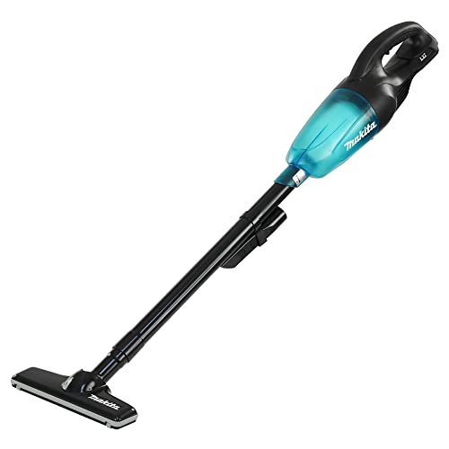 Makita DCL180ZB Negro, Azul-Aspiradora (Secar, sin Bolsa, 0.65 L, Batería, 20 Min), 30 W, 18 V