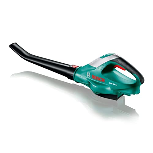 Bosch Home and Garden 06008A0302 ALB 18 LI 2,5 Ah Soplador suministra Cargador, Negro/Verde, 18 V (sin batería)