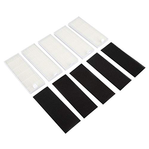 Tarente 5 PCS Filtro de HEPA for Ecovas ilife A4S A6 A4 A40 A8 / DN621 X620 Robot Aspiradora