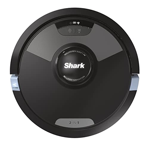 Shark Robot Aspirador 2 en 1 ai Ultra [RV2600WDEU]: Potente Capacidad de succión, mopa sónica, Anti Hair Wrap, alfombras y Suelos Duros, aplicación por Wi-Fi