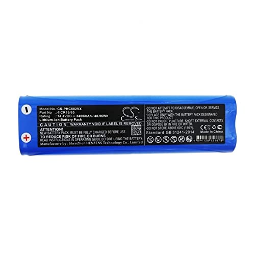 ASUPO Batería de aspiradora Cameron Sino 3400mAh Compatible con Philips FC8810,FC8820,FC8830,FC8832,FC8812, FC8812/01, FC8822, FC8822/01