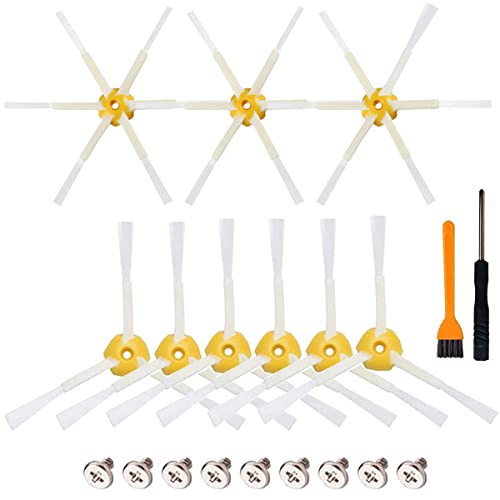 QAQGEAR Cepillos Laterales de Repuesto aspiradora para IRobot Roomba 700 600 y 500 Series 761 770 780 790 614 650 665 671 675 690 (Paquete de 9)