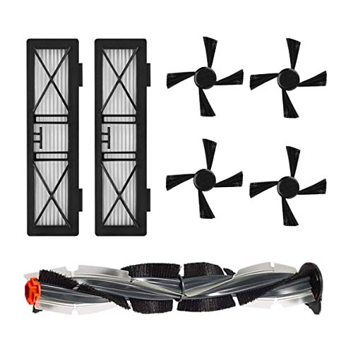 Hencik Juego de accesorios de repuesto ultra filtro, kit de cepillo compatible con Neato Botvac serie D y Neato Botvac conectado robot aspiradoras, accesorios para Neato D3 D5 D7 D75 D80 D85 limpieza