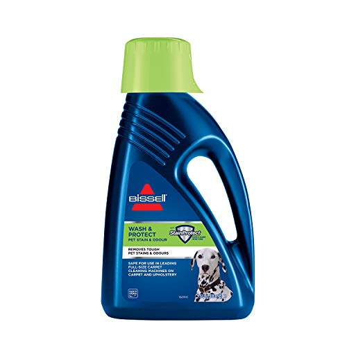 BISSELL Formula Wash & Protect | Para Tapicerías, Moquetas y Alfombras | Elimina Manchas y Refresca | 1,5L | Compatible con ProHeat, StainPro y Big Green Series | 1087N